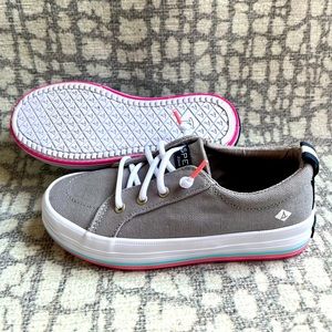 Sperry Top-Sider Platform Sneaker/ Size 13M/ grey